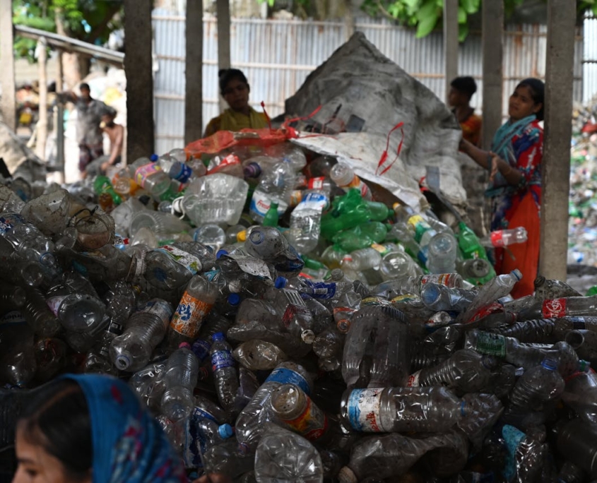 Recyclage des déchets au Bangladesh