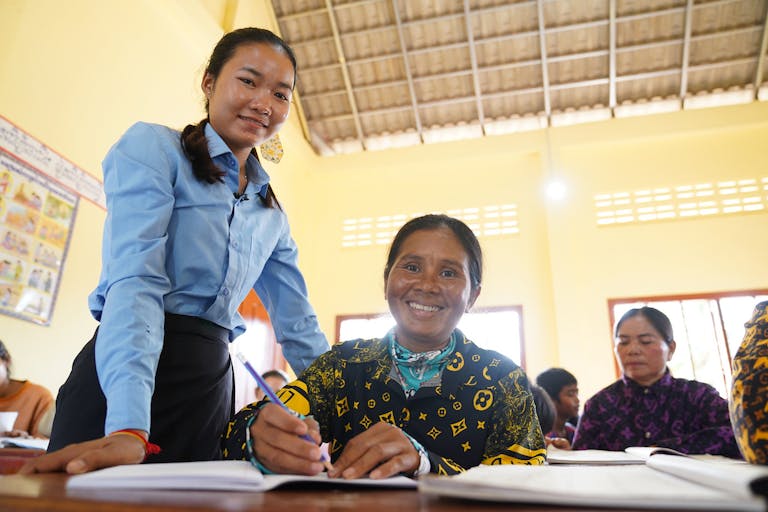 Borann dit que son sponsor la motive à être plus courageuse dans ses efforts pour améliorer sa communauté et l'a soutenue pour atteindre son objectif.