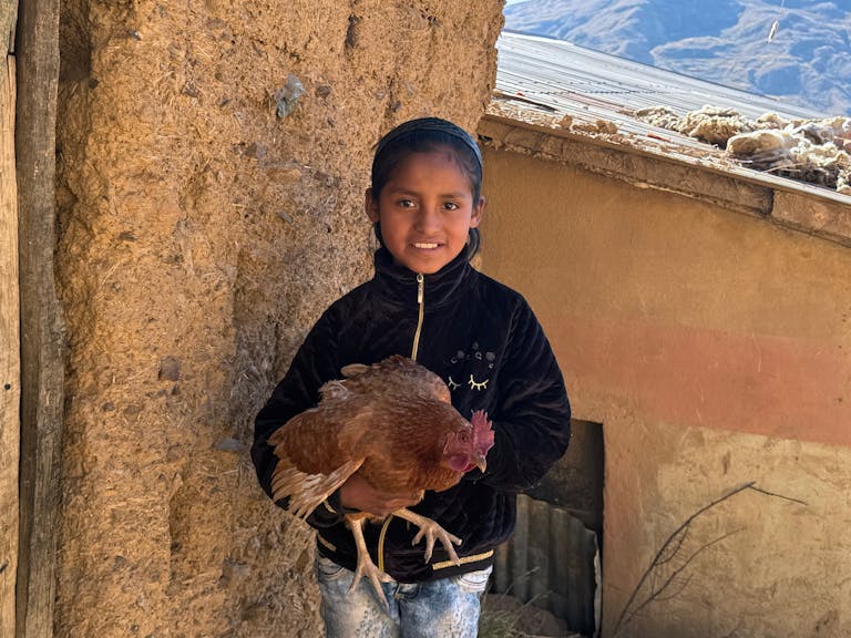 Adela Vargas, une mère de la campagne de Churitaca, en Bolivie