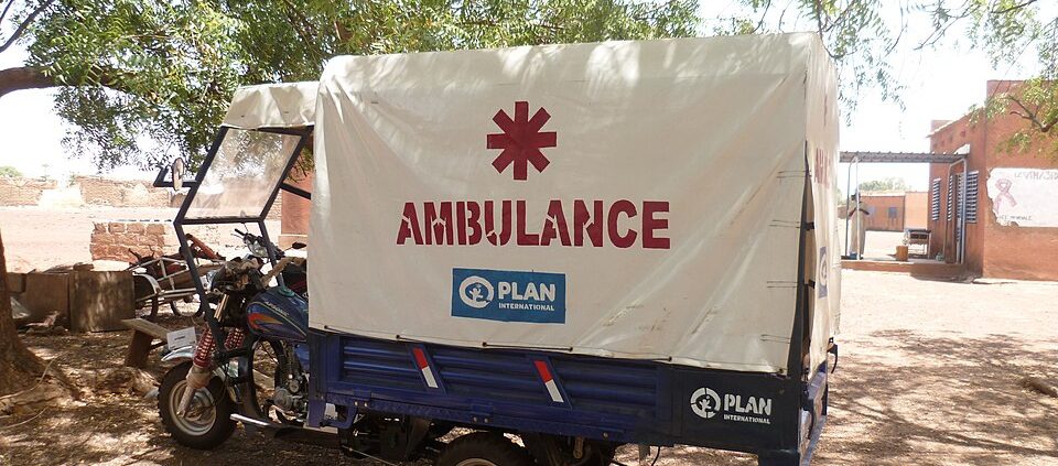 Ambulances moto en Zambie